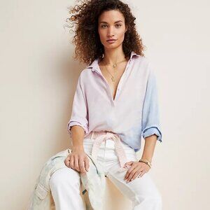 Cloth & Stone Tie-Dye Button-down, Size S